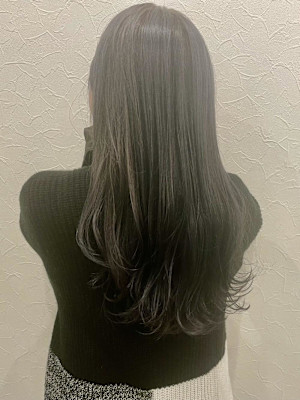 外ハネ/エドルカラー/アッシュ