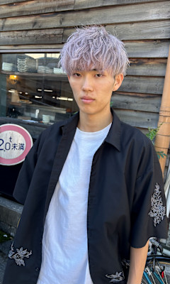 ホワイトシルバーカラー