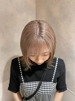 デザインカラー×シルバーベージュ×ハイトーンカラー