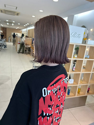 グレージュ×エンドカラー