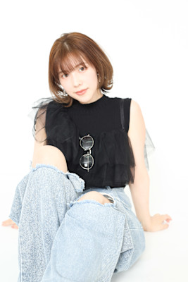 （仙台美容室）結べる長さのマッシュウルフスタイル