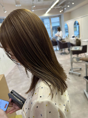 ベージュカラー/ハイトーンカラー/レイヤー