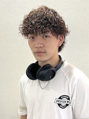 【平山明樹】波巻きパーマ／ウルフパーマ