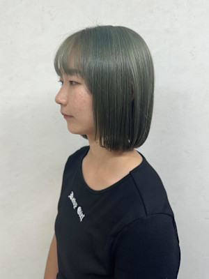 ミルクティーベージュ×タッセルボブ♪