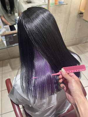 バイオレットインナーカラー