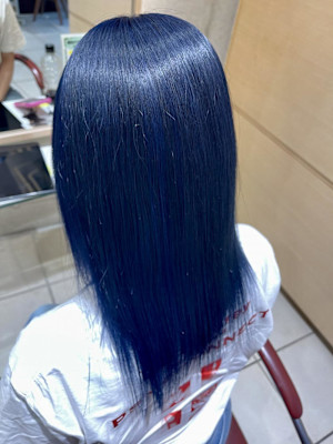 ブルーストレートロング