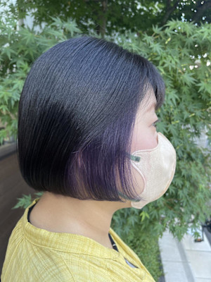 バイオレットインナーボブ
