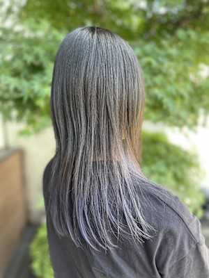 バイオレットのグラデーション