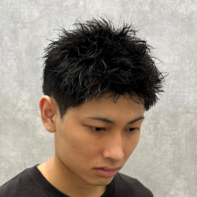 【スパイキーショート】【横浜/港南台/メンズカット】