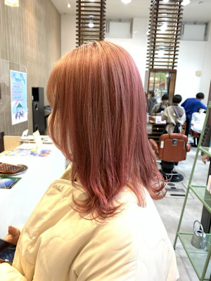 ペール系ピンクにしてみる？