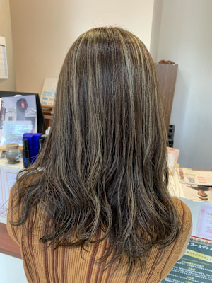 少しコントラストのあるハイライトです