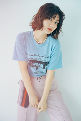 エアリ－感が可愛いゆるふわボブ