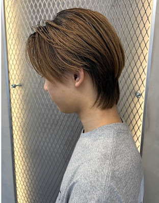 ナチュラルセンターパート/メンズカット/パーマ/センターパー