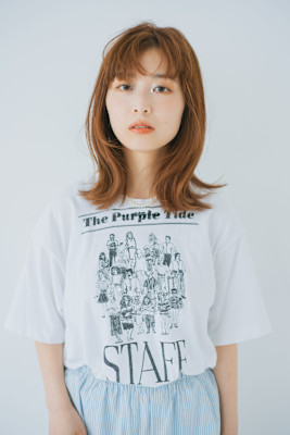 外ハネスタイル