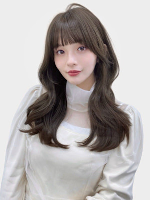 銀座20代30代韓国くびれ顔周りレイヤーカット