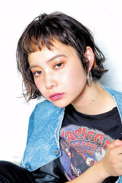 上級者向け♪外人風切りっぱなしボブ