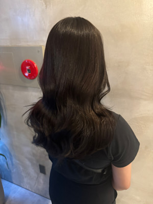 暗髪カラー アッシュカラー トレンドヘア ガーリーヘア 池袋