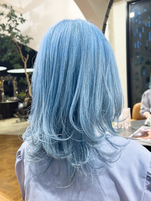 ペールブルーミディレイヤー