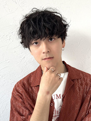 【平山明樹】波巻きスパイラルパーマ／ソフトマッシュ