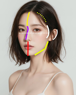 【骨格・輪郭改善カット】骨格や輪郭のコンプレックスや悩み等