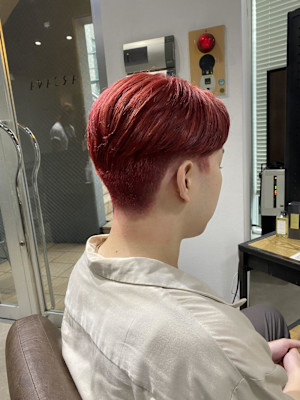 ウルフアッシュブラックカルマパーマベリーショート