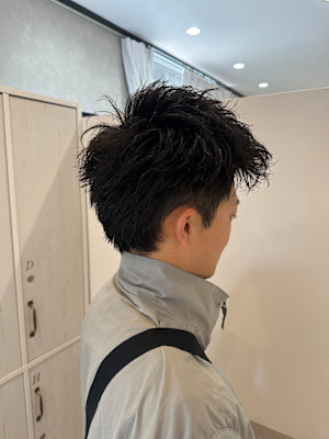 メンズスパイキーショート