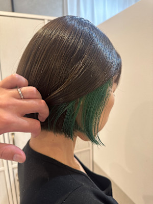 インナーカラー【グリーン】