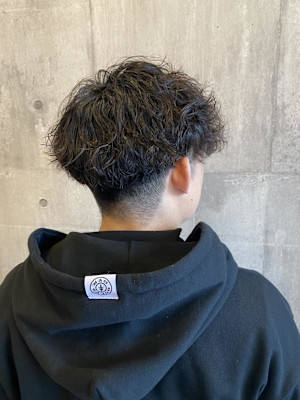 マッシュ×ツイストスパイラルパーマ