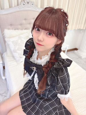 石田萌依ちゃん＊編み込みおさげヘア＊まゆ