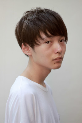 メンズお手入れ簡単ツーブロックマッシュショート