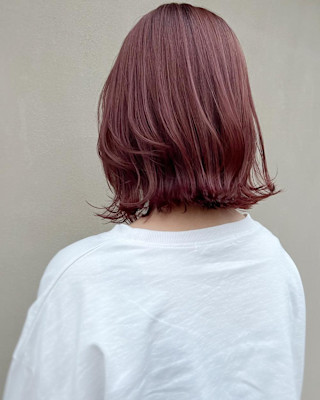 ピンクボルドーカラー