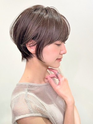 20代30代40代50代60代/大人小顔ショート/山本辰実