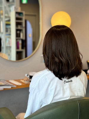 #大人ミディ　#ミディアムボブ　#ことりベージュ