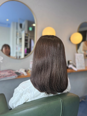 #こなれミディ　#大人ミディ　#ココアベージュ