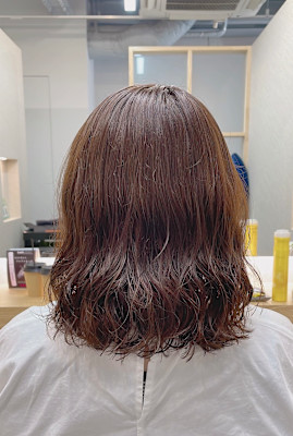 再現簡単☆デジタルパーマでのミックスウェーブ♪