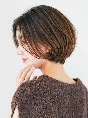 大人丸みショート