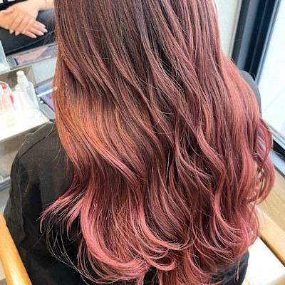 ピンクグラデーションカラー