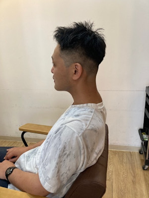 お客様髪質改善データ1288（メンズショート）