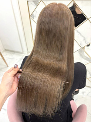 ブリーチ2~3回以上必須！ミルクティーベージュ＊まゆ