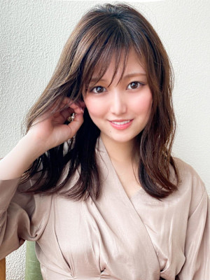 美髪/髪質改善/韓国/切りっぱなしボブ/フェイスレイヤー