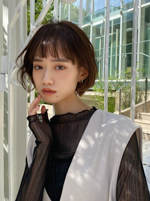 ナチュラルショートボブ