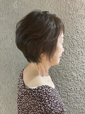 ミセスのシースルーショート