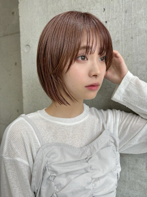 小顔ミニボブ