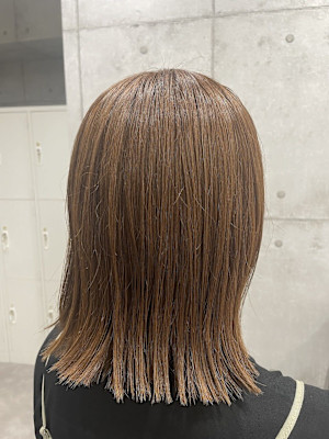 ピンクミルクティーボブ