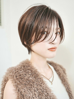 大人ショートボブ/丸みショート