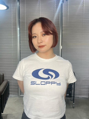 ハイトーンカラー　レッドカラー　チェリーレッド　ブリーチ