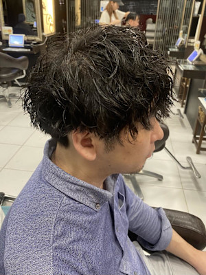 大きめスパイラル/ビジネススタイル/眉カット錦糸町