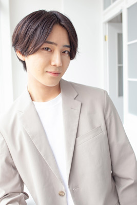 センターパート/パーマ