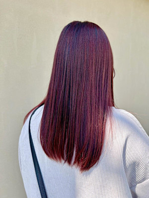 ピンクボルドーカラー