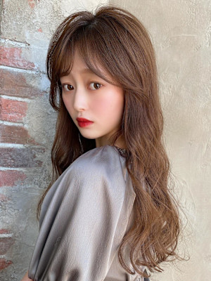 美髪/髪質改善/韓国/切りっぱなしボブ/フェイスレイヤー